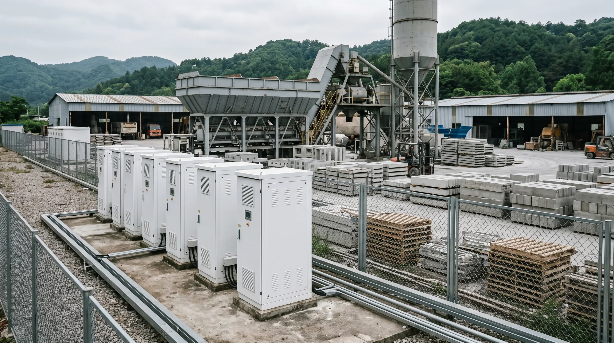 Lanxi cement products plant 0.7MW/1.505MWh liquid-cooling ESS